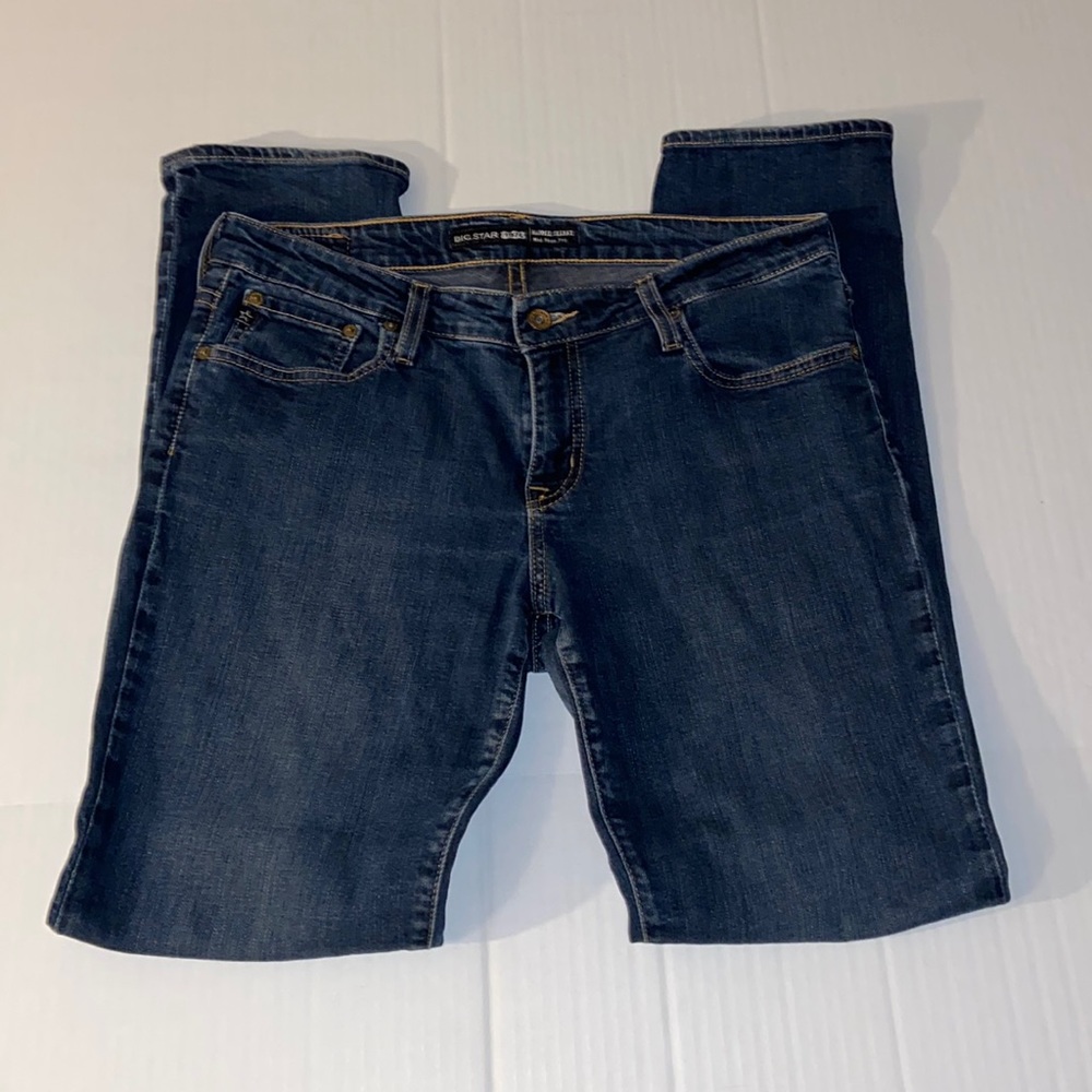 Big Star Maddie Skinny Mid Rise Fit Size 30 R Women’s Blue Jeans Denim
